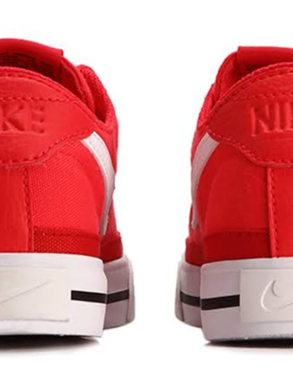 LIKE NEW NIKE WOMEN'S Court Legacy Canvas 'Red' SIZE 8 - Picture 2 of 6